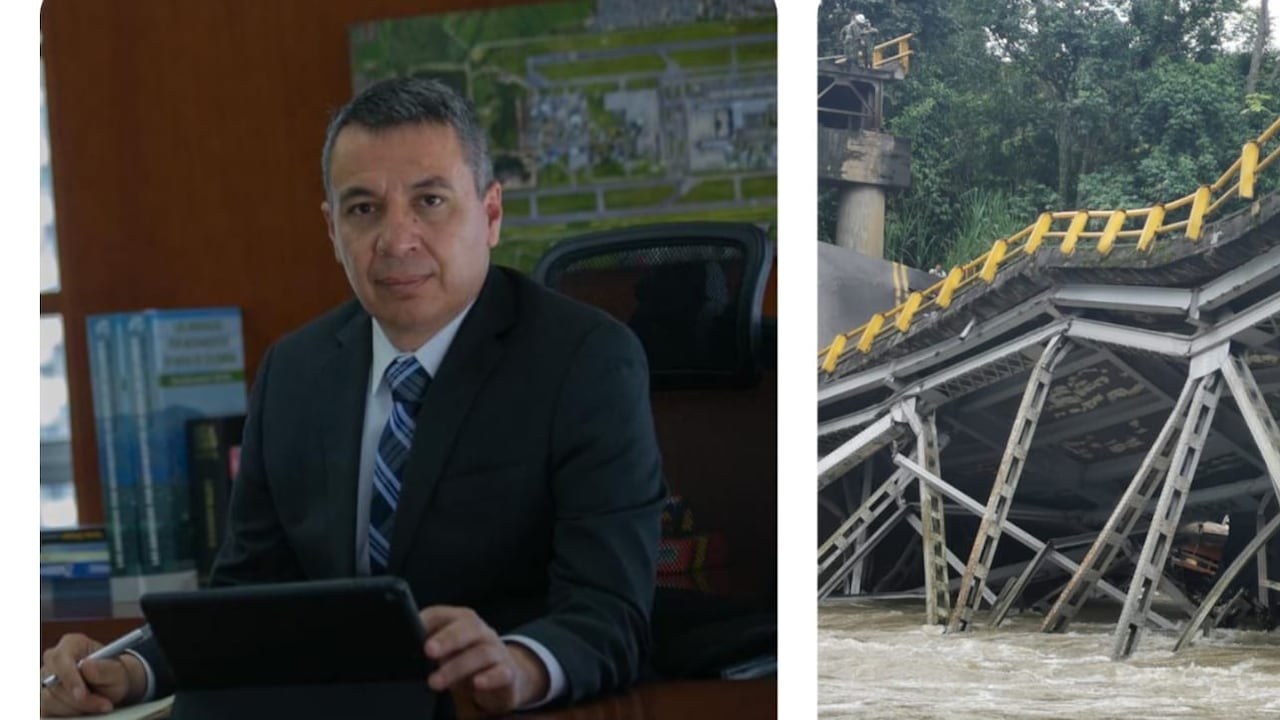 ¿Por qué se cayó el puente sobre el río La Vieja? Presidente de la ANI explica lo que habría ocasionado el desplome.