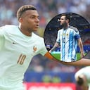 Kylian Mbappé y Lionel Messi