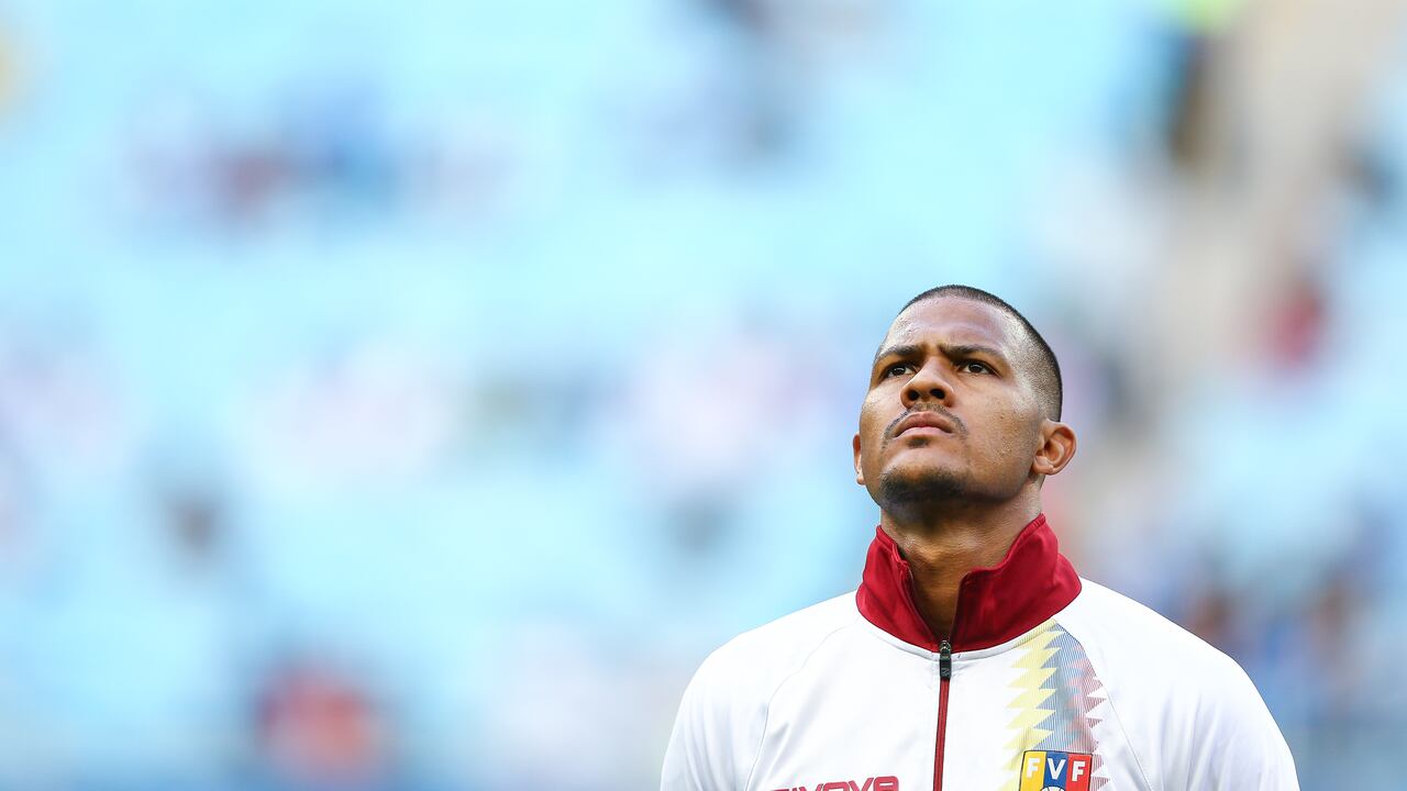 Salomón Rondón actualmente es compañero de Yerry Mina en el Everton de Inglaterra