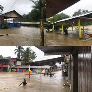 Más de 100.000 personas damnificadas por las intensas lluvias en Chocó.