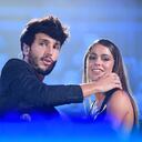 CORAL GABLES, FLORIDA - JULY 18: (L-R) Sebastian Yatra and Tini perform on stage during Premios Juventud 2019 at Watsco Center on July 18, 2019 in Coral Gables, Florida. (Photo by Jason Koerner/Getty Images)