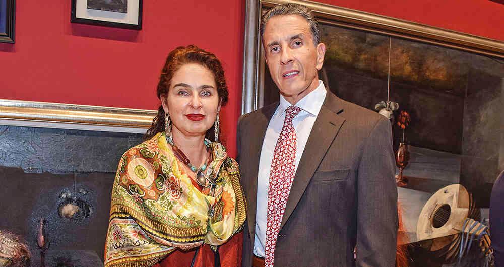 Juanita Carvajal y Fernando Hakim.