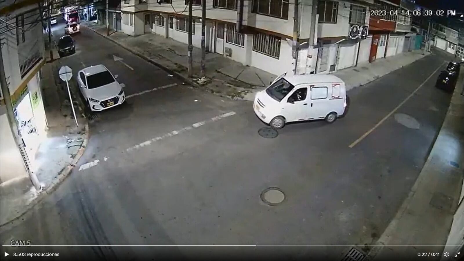 Captura de pantalla segundo 10, tomado de la cuenta de Twitter de Rolando González @RolandoGonGa - Foto: Twitter @RolandoGonGa