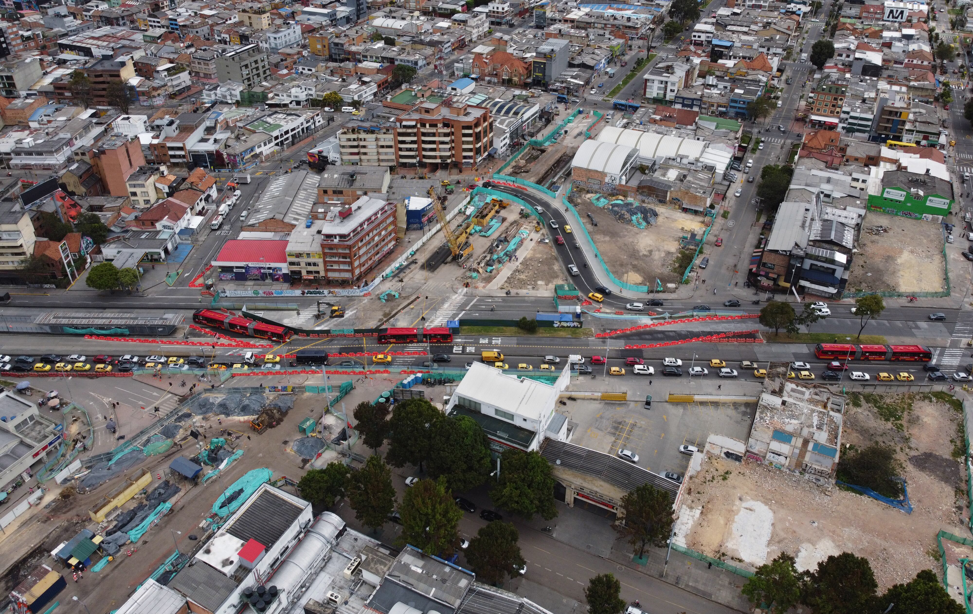 Obras  Metro de Bogotá intercambiador vial Calle 72
construcción de la primera Línea del Metro 
Bogota julio 28 del 2023
Foto Guillermo Torres Reina /  Semana