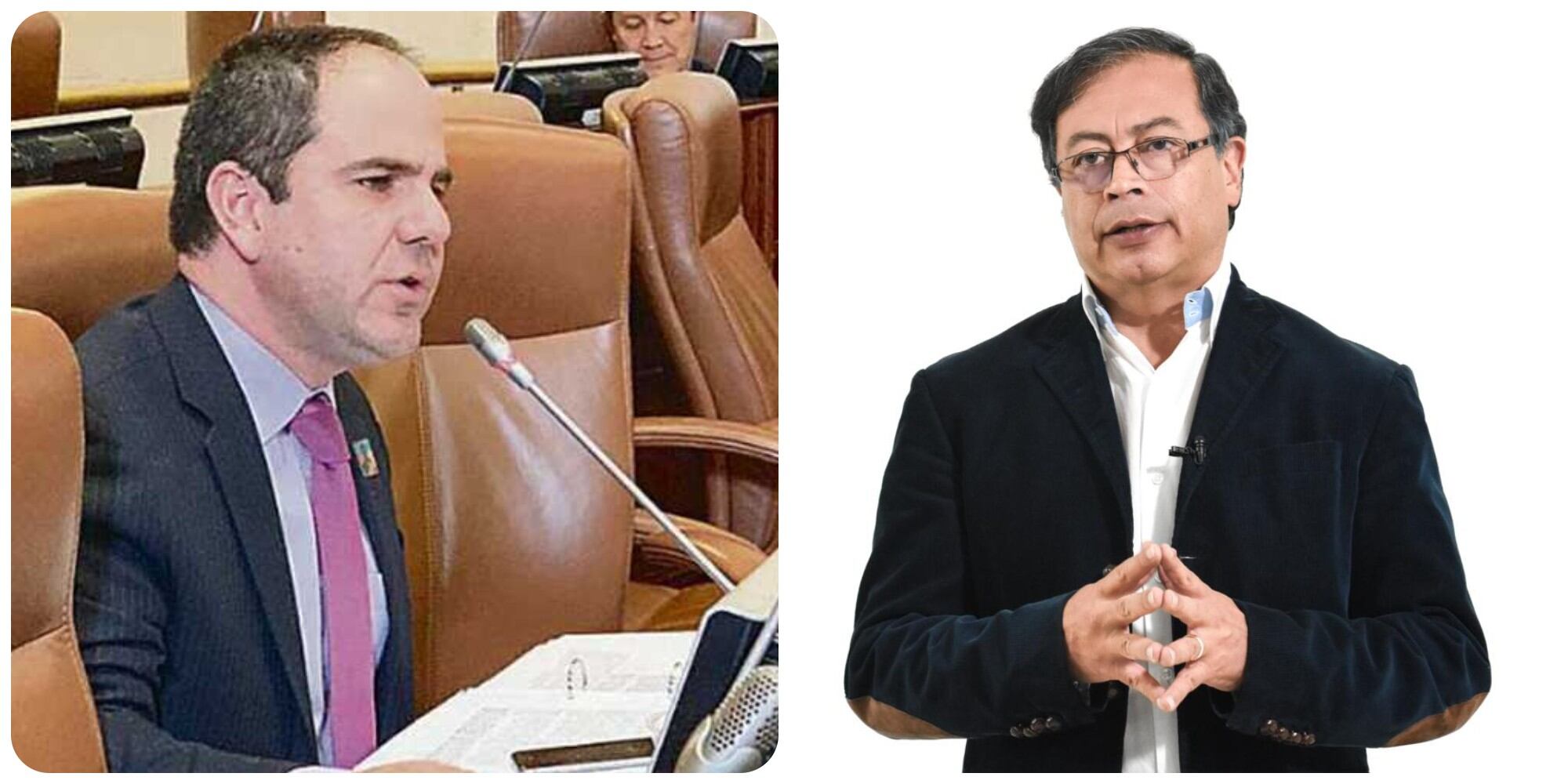 Gabriel Jaime Vallejo y Gustavo Petro