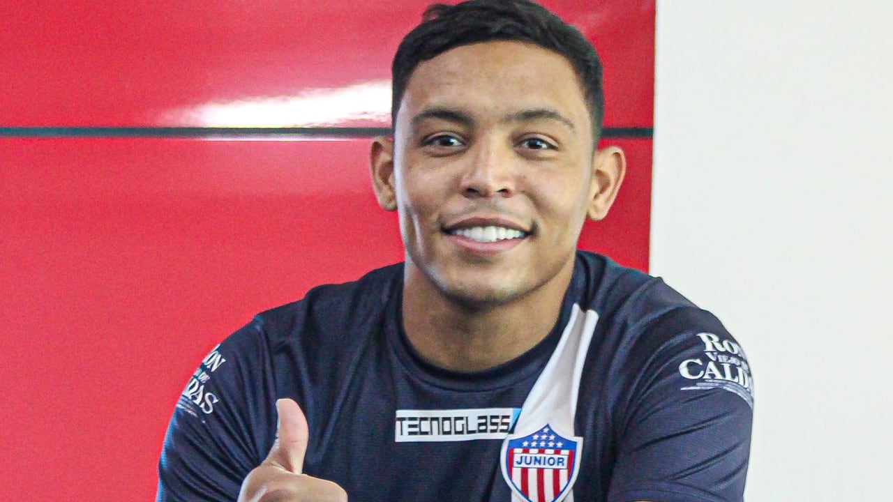 Luis Fernando Muriel es declarado hincha del Junior de Barranquilla.
