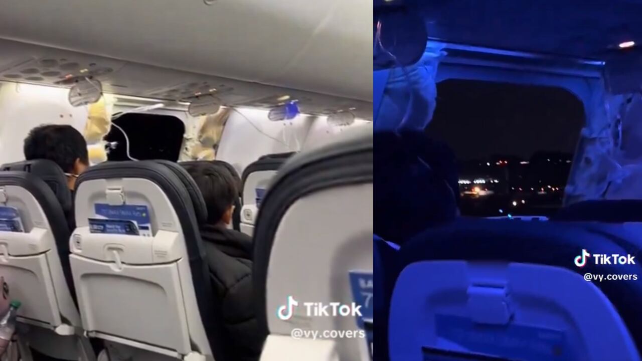 E avión tuvo que aterrizar de emergencia luego de que se rompiera una de las ventanas.