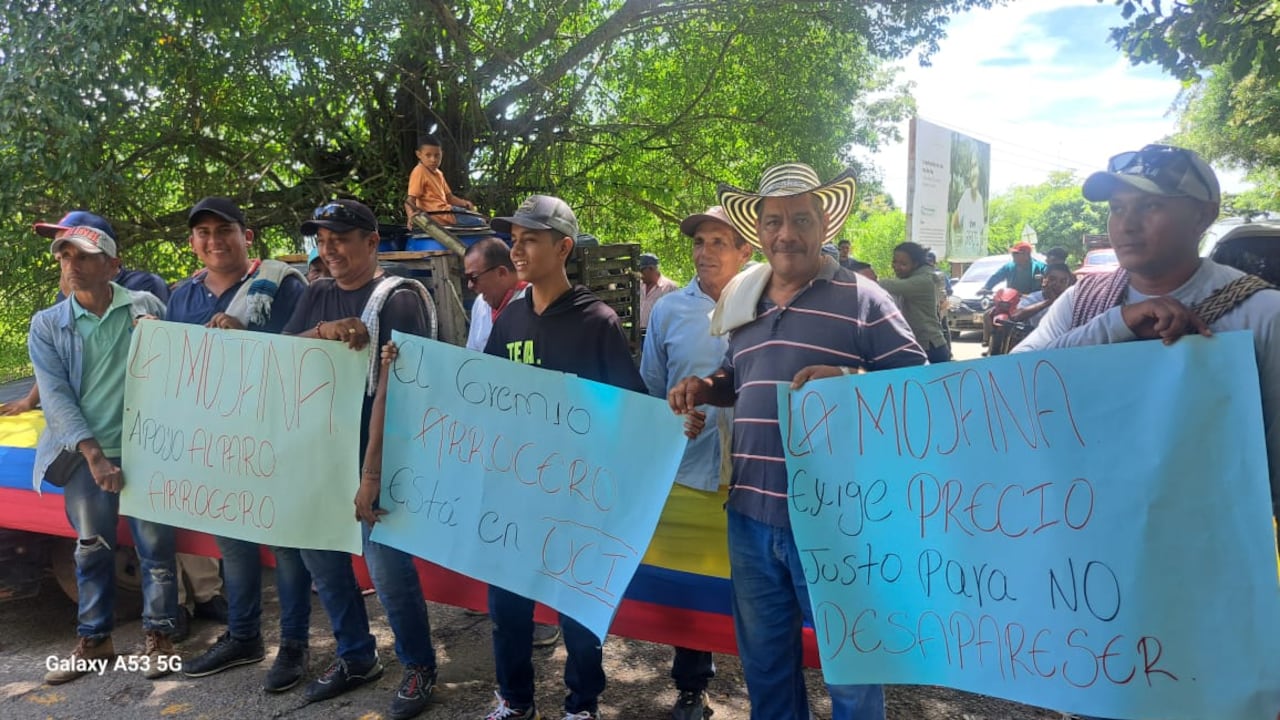 Los arroceros completan más de una semana en paro