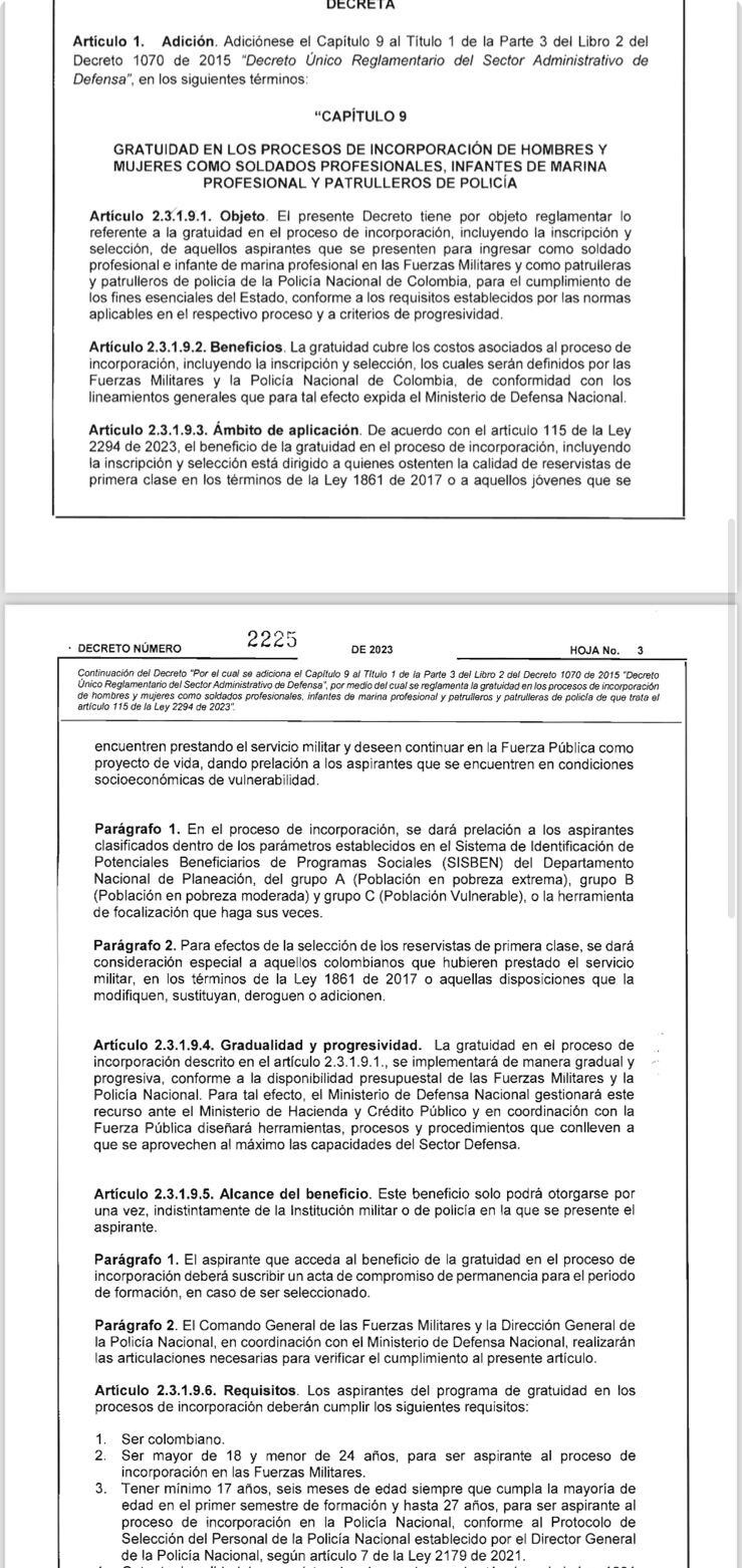 Decreto presidente Gustavo Petro