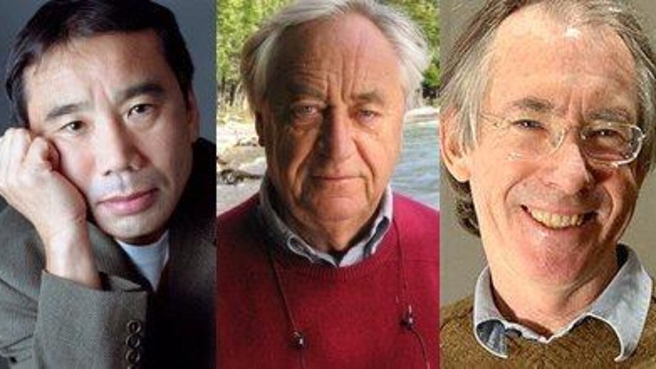 Haruki Murakami, Cees Nooteboom e Ian McEwan.