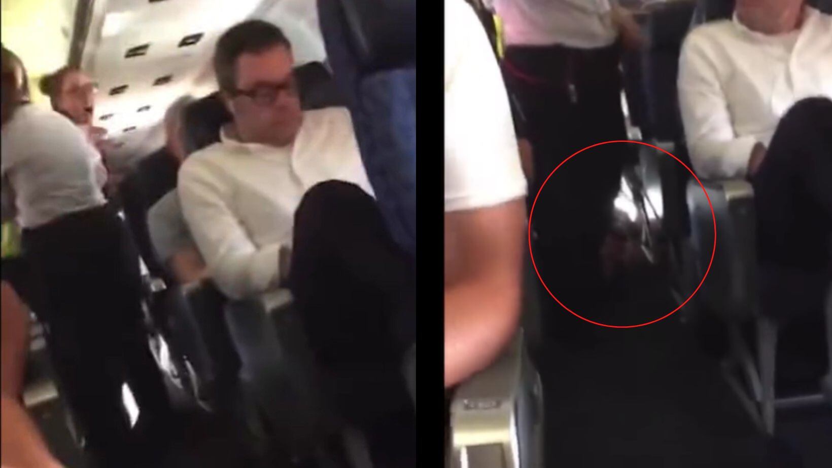 Video: Mujer pierde la cabeza cuando su novio le termina en pleno vuelo