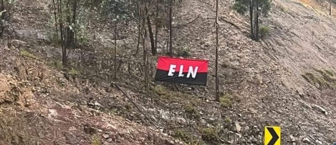 Bandera del ELN en Boyacá