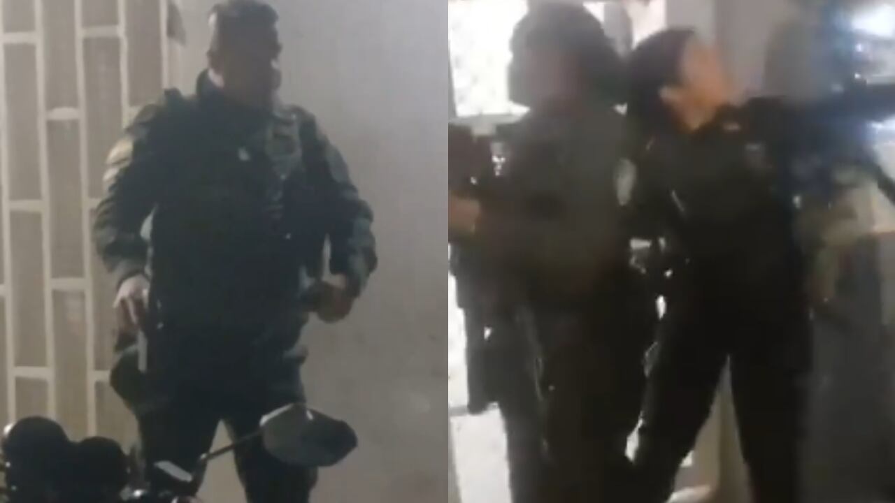 El incidente comenzó cuando una patrulla atendía una riña en el barrio Los Almendros