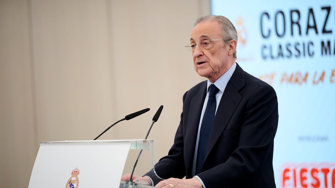 Florentino Pérez, presidente del Real Madrid.