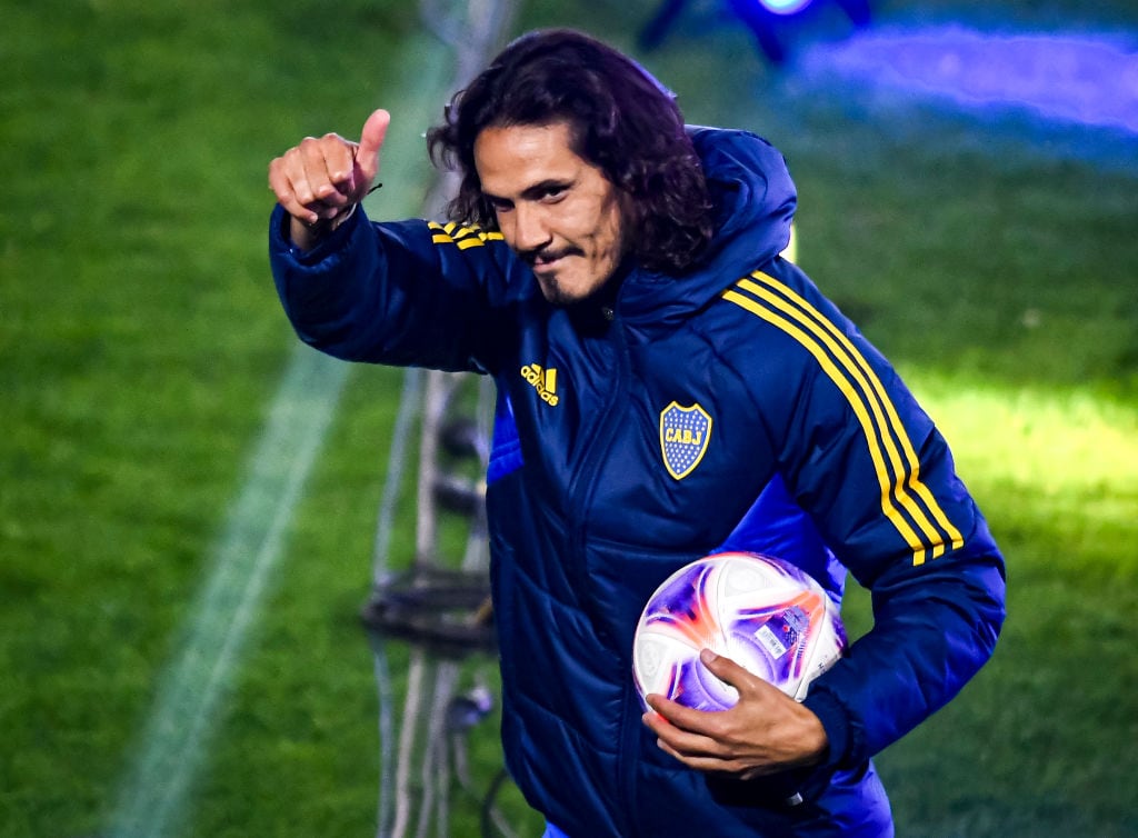 Cavani ya fue presentado en La Bombonera