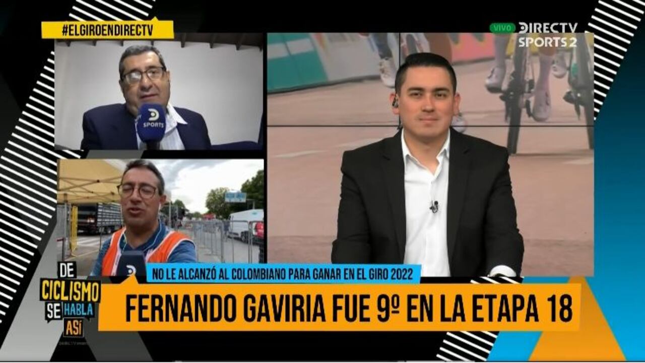 Alianza DIRECTV y SEMANA. Debate de la etapa 18 en el programa De Ciclismo se Habla Así.