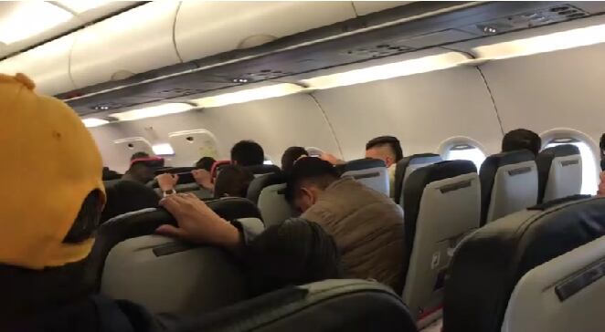 Pasajeros vivieron momentos de angustia.