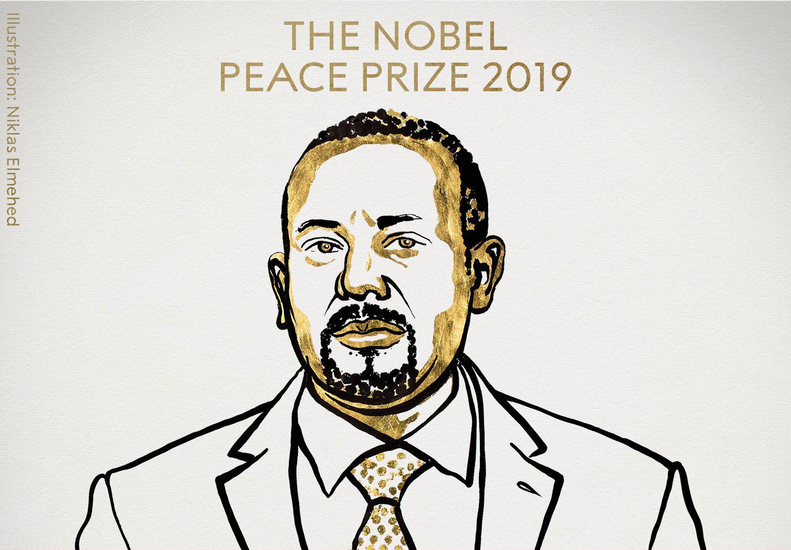 Abiy Ahmed, primer ministro etíope, recibió el galardón como reconocimiento a su esfuerzo para resolver el conflicto con el vecino país de Eritrea.