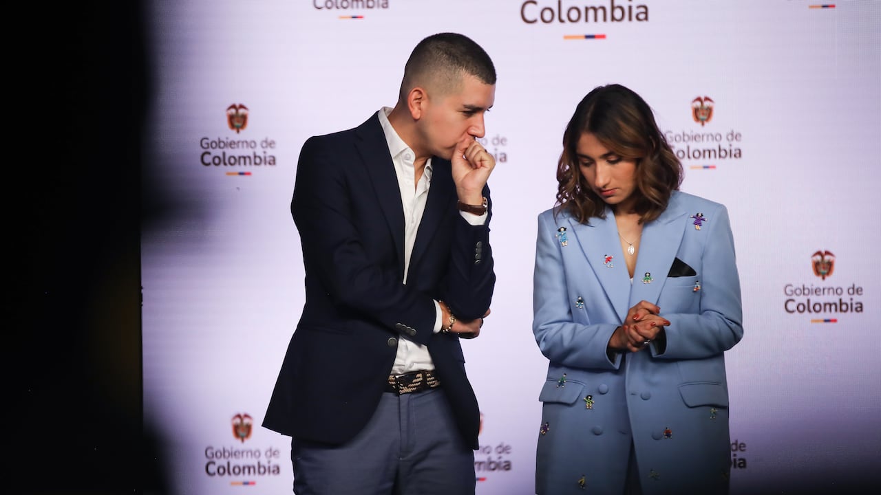 El primer balance del Pacto por el crédito lo hizo la entonces directora del Dapre, Laura Sarabia. En la foto, con Jonathan Malagón, presidente de Asobancaria.