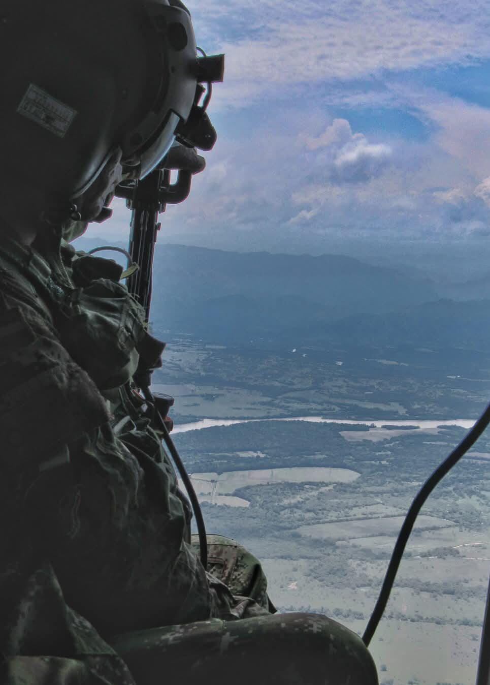 Hubo sobrevuelos en la zona del secuestro.