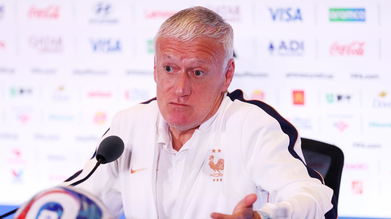 Didier Deschamps, entrenador de la selección de Francia.