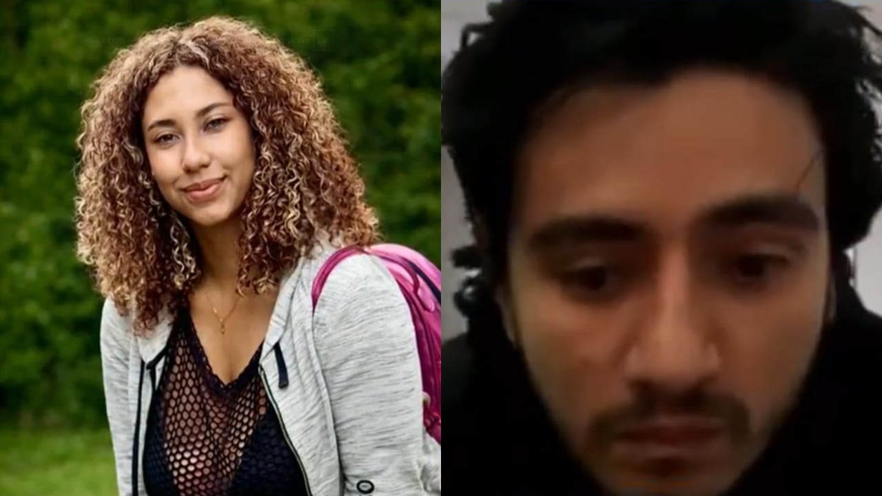 Lara Valentina Torres y su presunto asesino, José López.