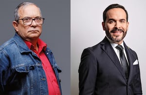 Rodrigo Londoño y Abelardo De La Espriella.