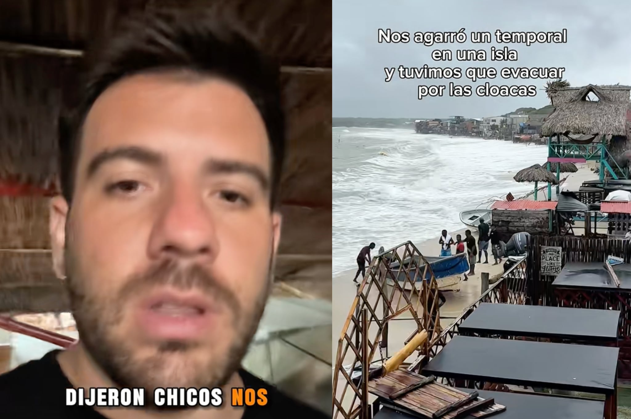 Turista tuvo que evacuar en Barú, por condiciones climáticas.