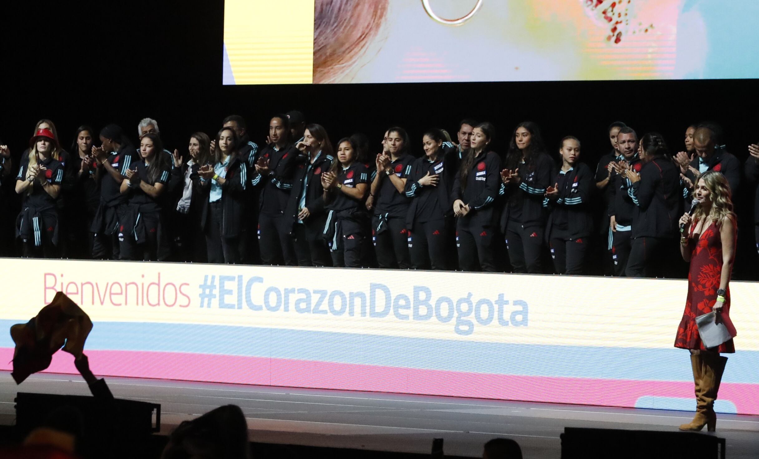 Recibimiento de la Selección Colombia Femenina de Mayores