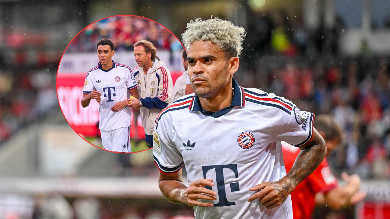 Luis Díaz dejó una reacción a Jamal Musiala por su nuevo desmayo con Bayern Múnich.