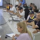 Reunión entre el Gobierno nacional y alcaldes del Atlántico por estragos de las lluvias este 22 de octubre.
