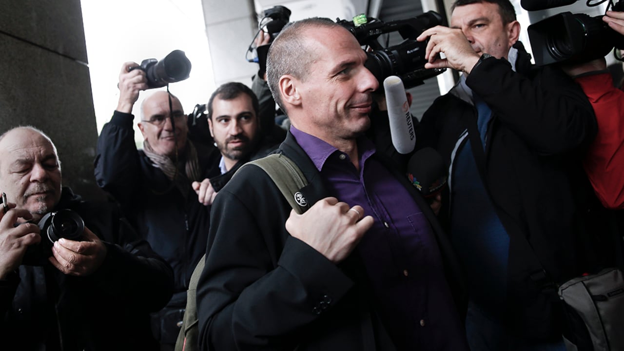 Yanis Varoufakis, el ministro de Finanzas de Grecia.