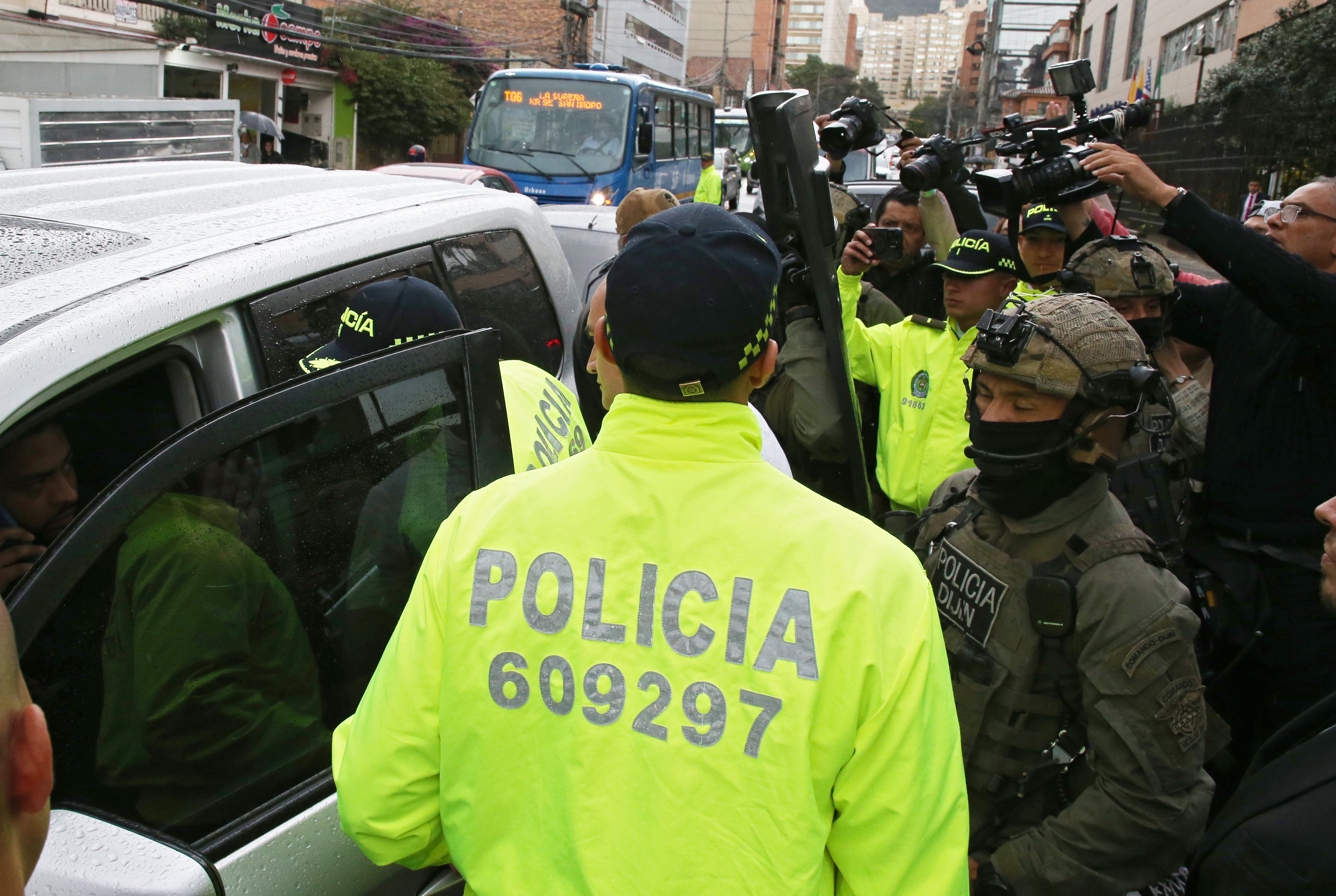 Olmedo López  exdirector de la UNGRD llega  a la Sala de Instrucción de la Corte Suprema de Justicia para que declare en la indagación preliminar que se adelanta contra el congresista Wadith Manzur
Bogota mayo 29 del 2024
Foto Guillermo Torres Reina / Semana