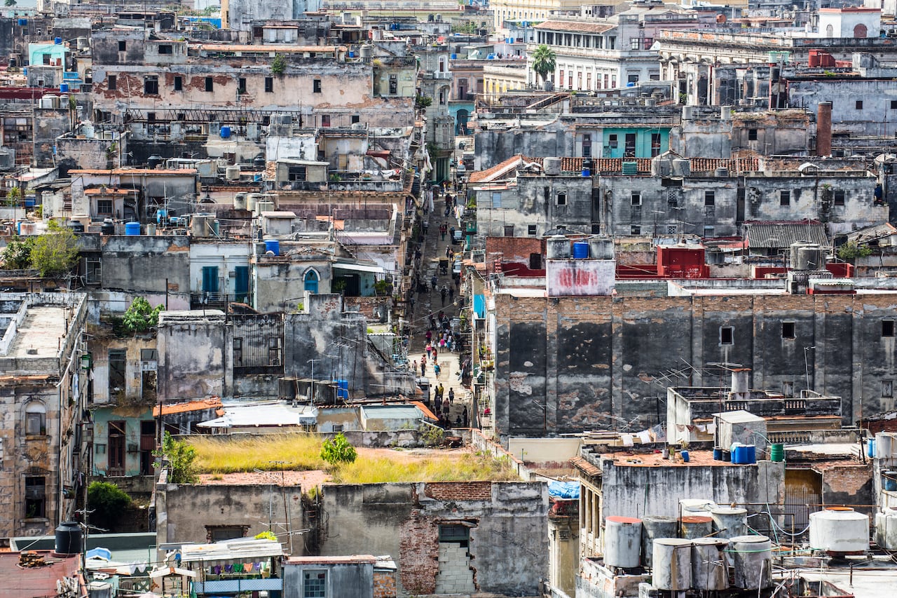 Vista de La Habana Vieja (Cuba) desde el Palacio Bacardí