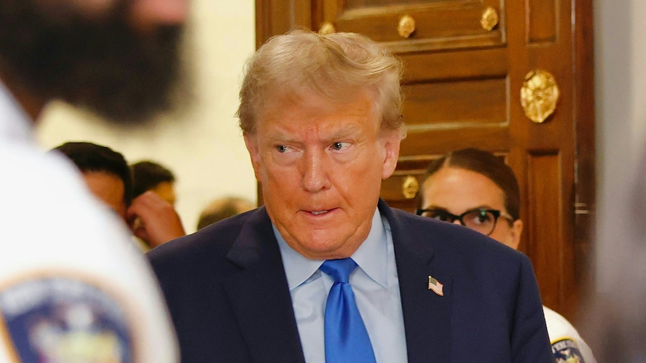 Juicio de Donald Trump en Nueva York, acusado de fraude.