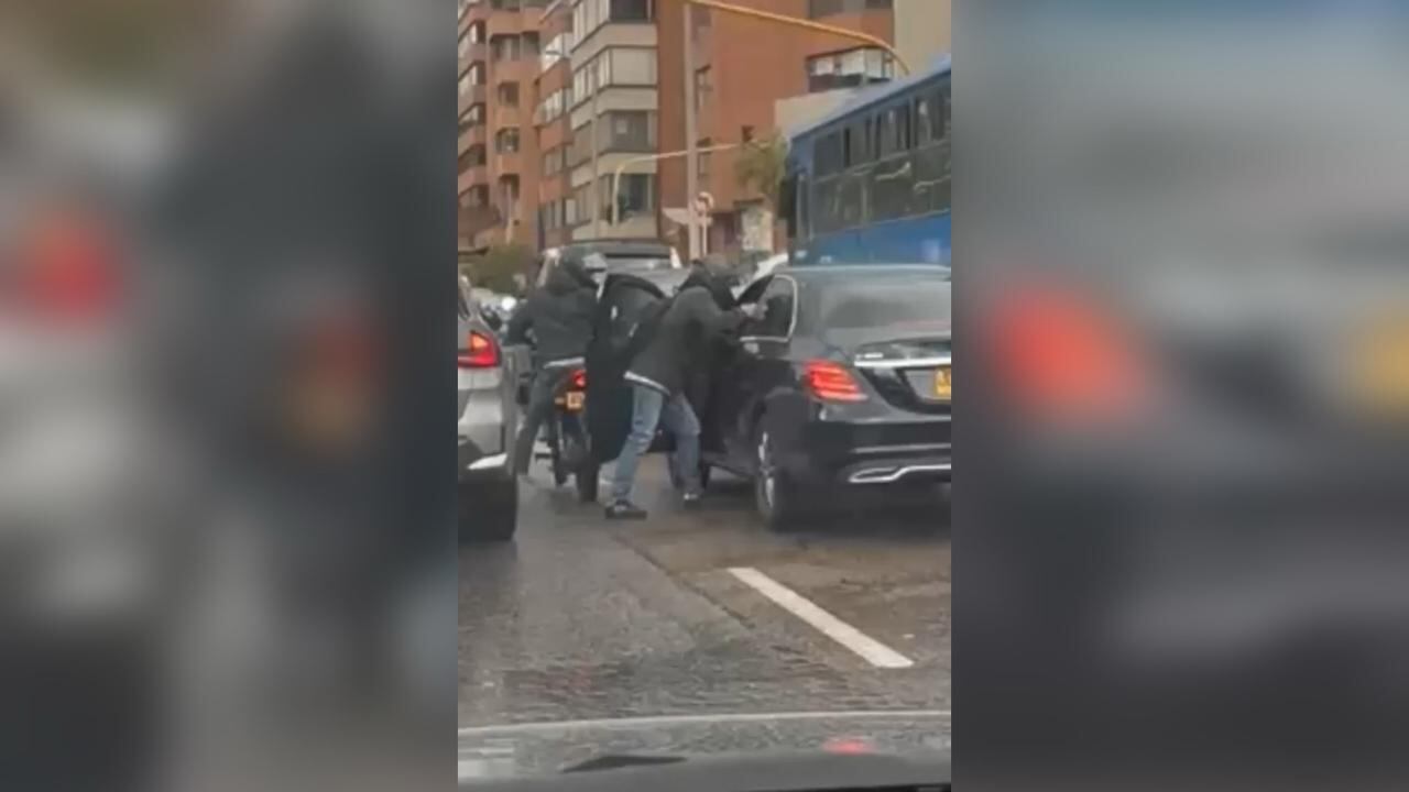 Atraco al norte de Bogotá sábado 23 de noviembre