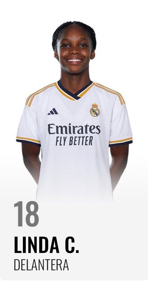 Linda Caicedo usará la camiseta número 18.