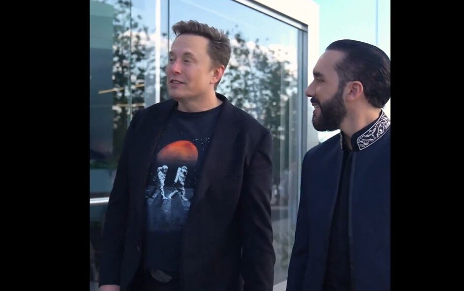 Musk, también cofundador de compañías como Space X o xAI, también halagó a Bukele en su red social.