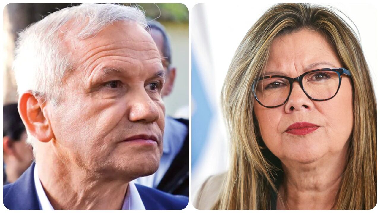 Carlos Ramón González y la fiscal Luz Adriana Camargo.