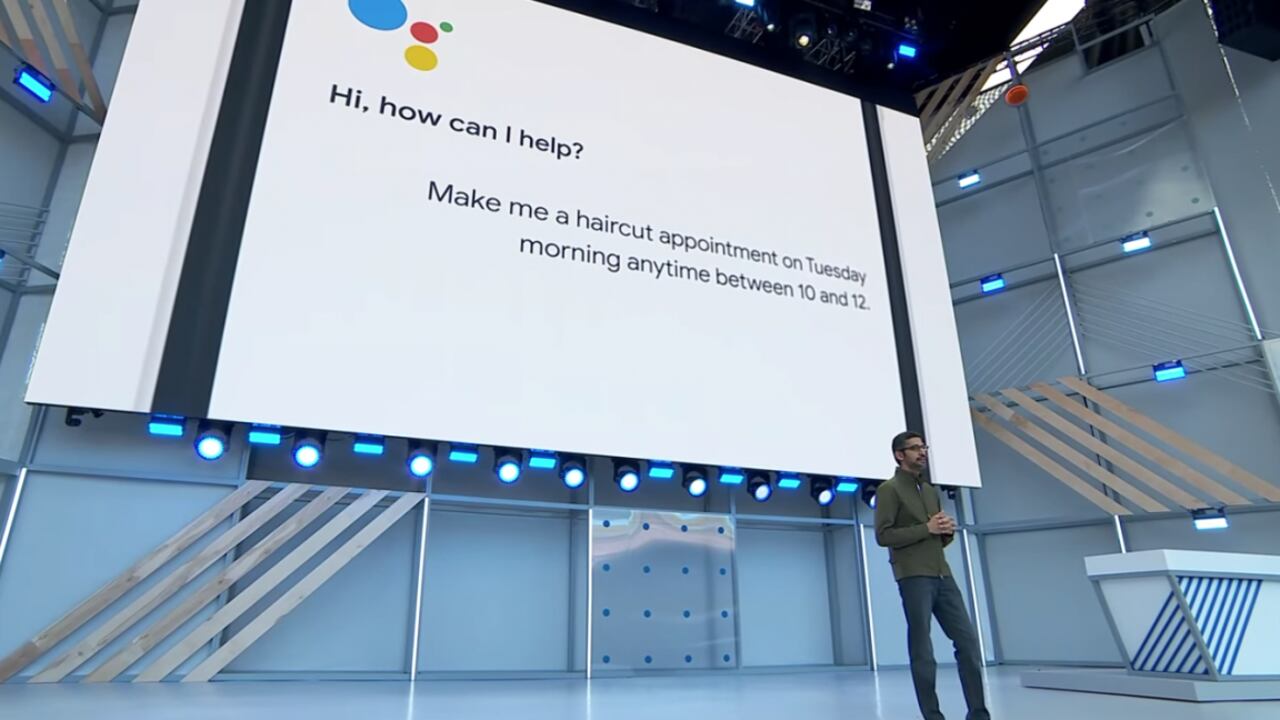 Google lanza inteligencia artificial que llama y hace reservas por si sola