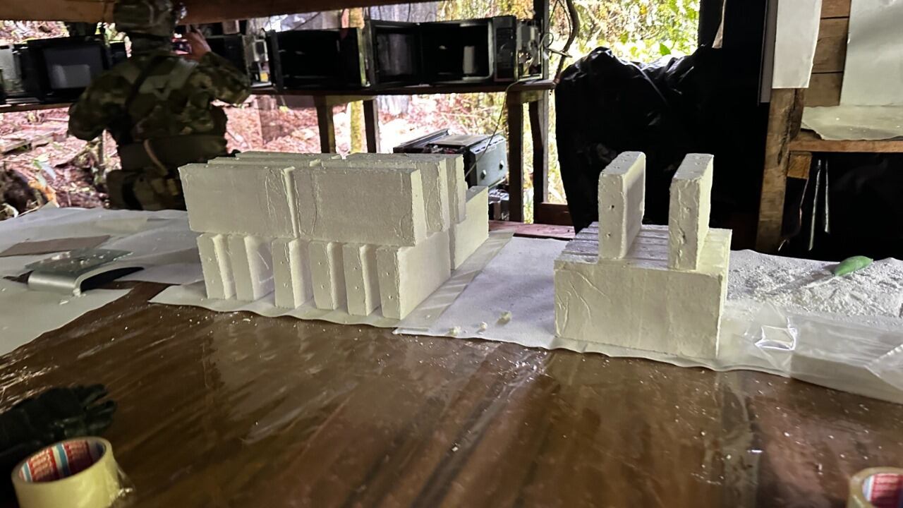 Desmantelan laboratorio de Cocaína en Cumbal, Nariño.