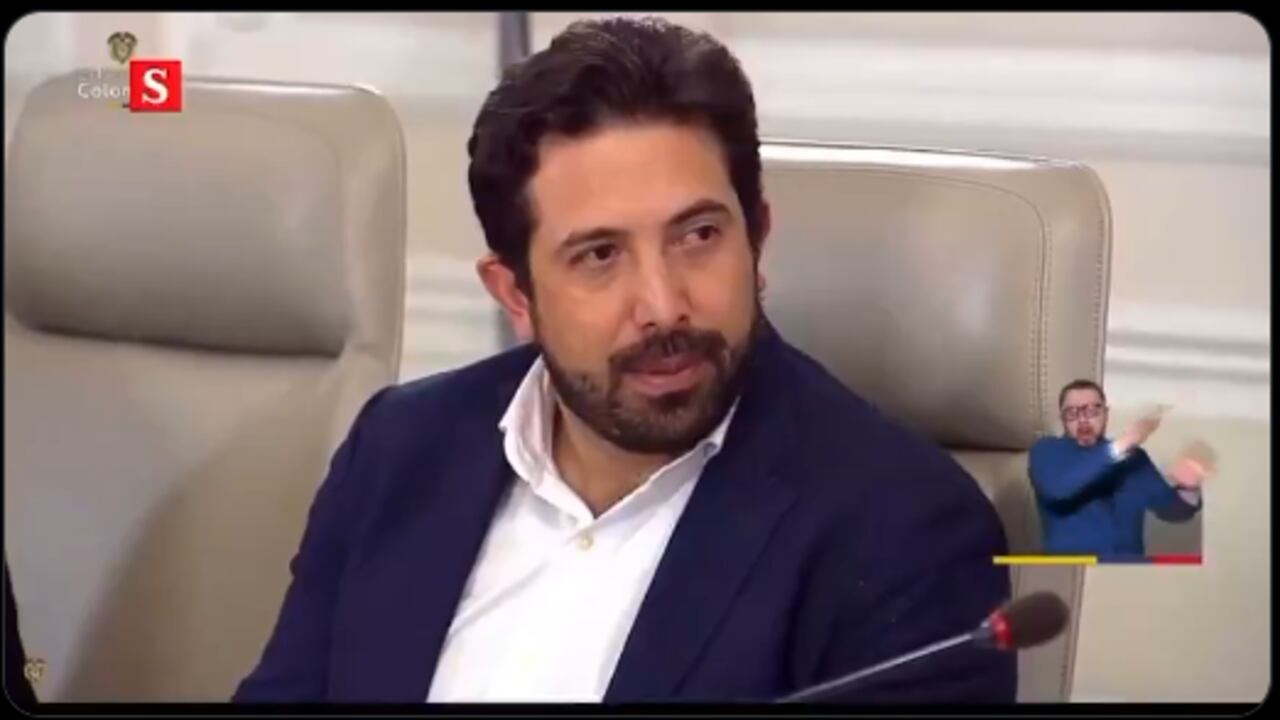 Diego Guevara, ministro de Hacienda.