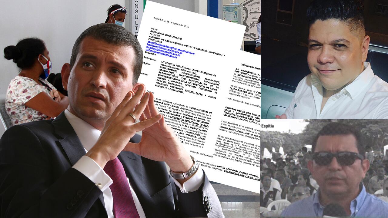 La misma veeduría que denunció el caso de Centros Poblados ahora advierte que Emilio Tapia estaría detrás de un millonario contrato de salud en Barranquilla. El contratista lo niega.