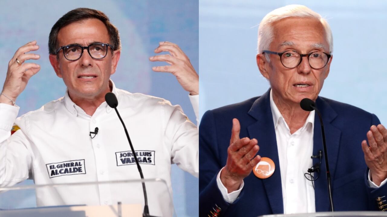 De izquierda a derecha: Jorge Luis Vargas y Jorge Enrique Robledo