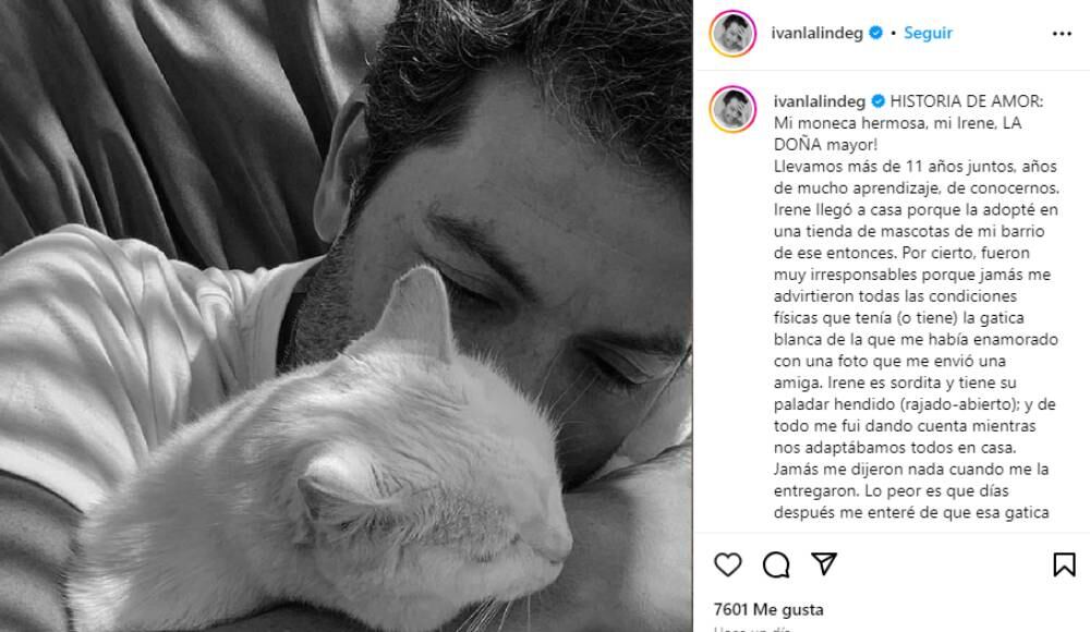 El presentador dedicó sentido mensaje de amor.