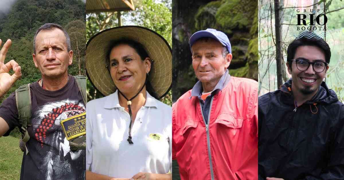 Varios ciudadanos de la cuenca del río Bogotá han concretado proyectos que buscan su renacer. Fotos: Nicolás Acevedo y Javier Tobar.