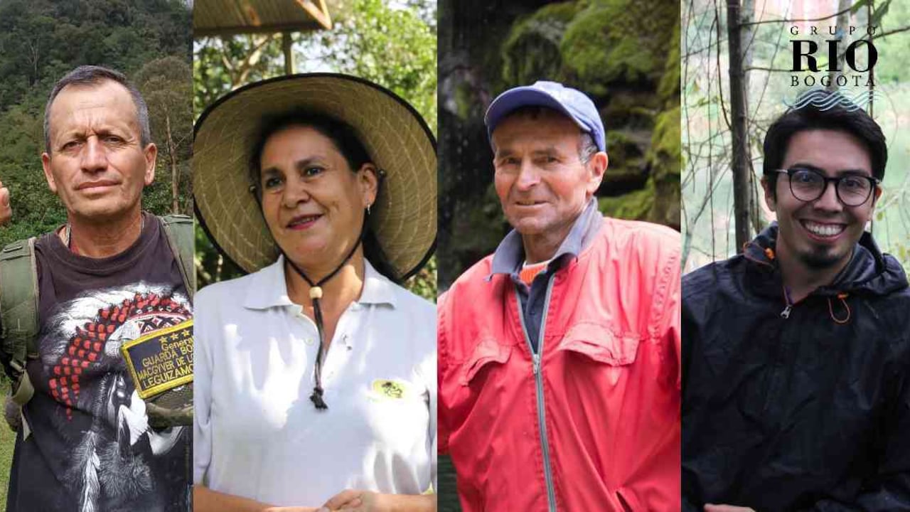 Varios ciudadanos de la cuenca del río Bogotá han concretado proyectos que buscan su renacer. Fotos: Nicolás Acevedo y Javier Tobar.