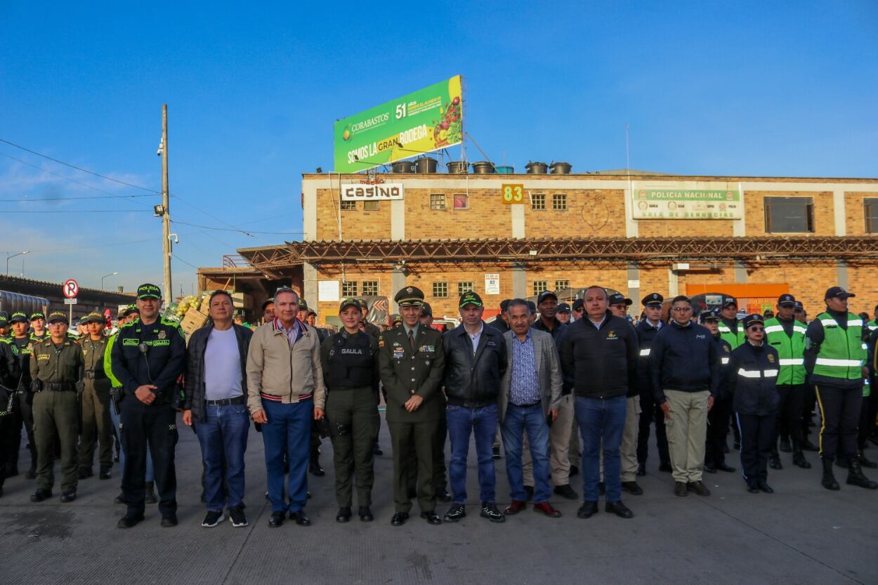 “Yo no pago, yo denuncio” es el nombre de la campaña que lidera la Policía Nacional en las instalaciones de Corabastos con el objetivo de garantizar la seguridad de todos los actores de la Central.