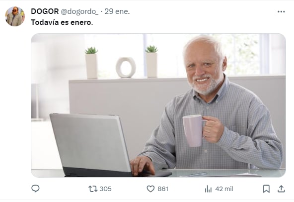 Memes sobre enero.