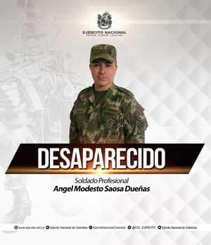 Soldado ángel desaparecido.